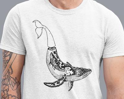 Graphic Whale T Shirt, Funny Pun Whale Tshirt Gift, T-shirt Ocean Shirt, Sea Oversized Tee, Gift for Christmas