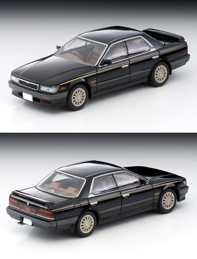 Tomica Limited Vintage Neo Nissan Laurel Twin Cam 24V Turbo Medalist Club S Black Finished Product 315100 1/64 LV-N238a