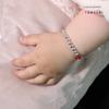 2024 Fashion Ornament 999 Sterling Silver Red Rope Male and Female Baby Year of Fate Bracelet Carrying Strap Perfect Adjustable