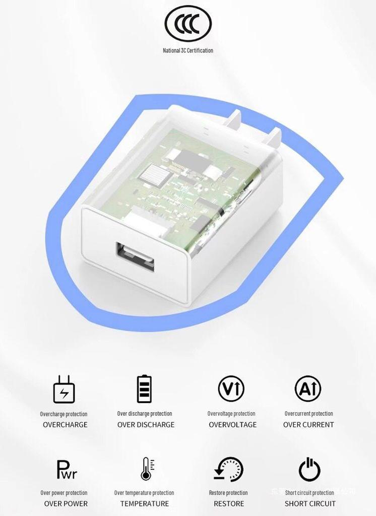 Universal 5V2A/5V1A Type-C Fast Charger for Android Devices