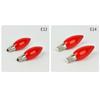 1Pc Led Altar Bulb E12/E14 Red Candle Buddha Lamp Temple Decorative Lamp