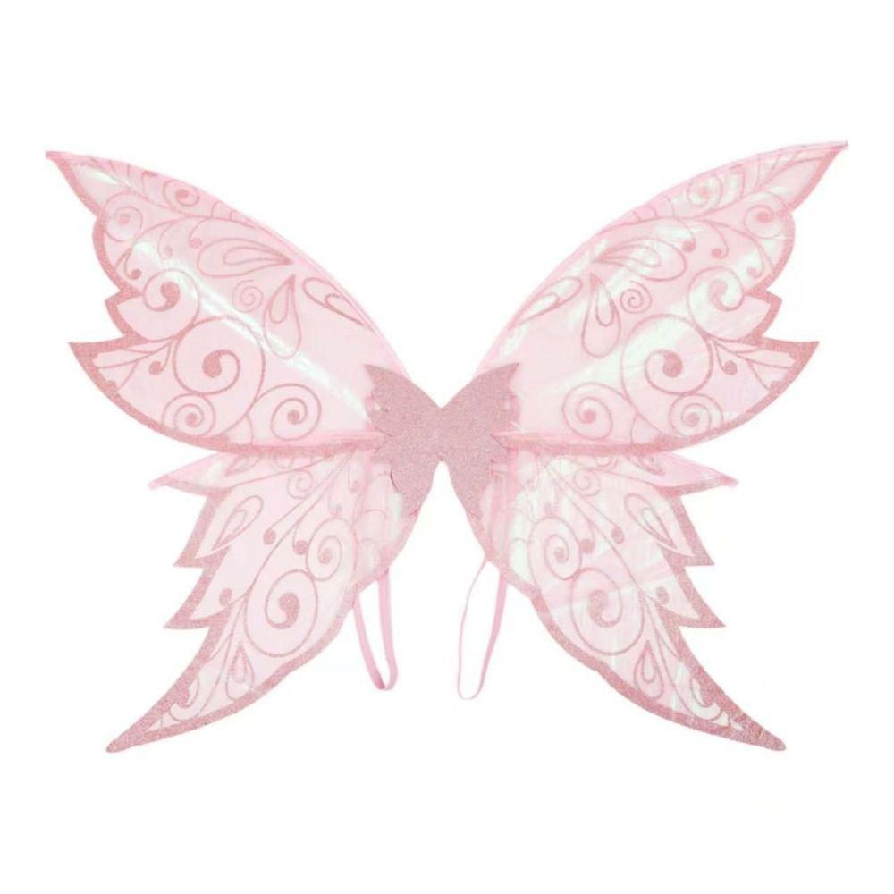 Organza Prinzessin Fee Flügel Leichtes Verkleidungsflügel Neu Funkelnde Engelsflügel Halloween