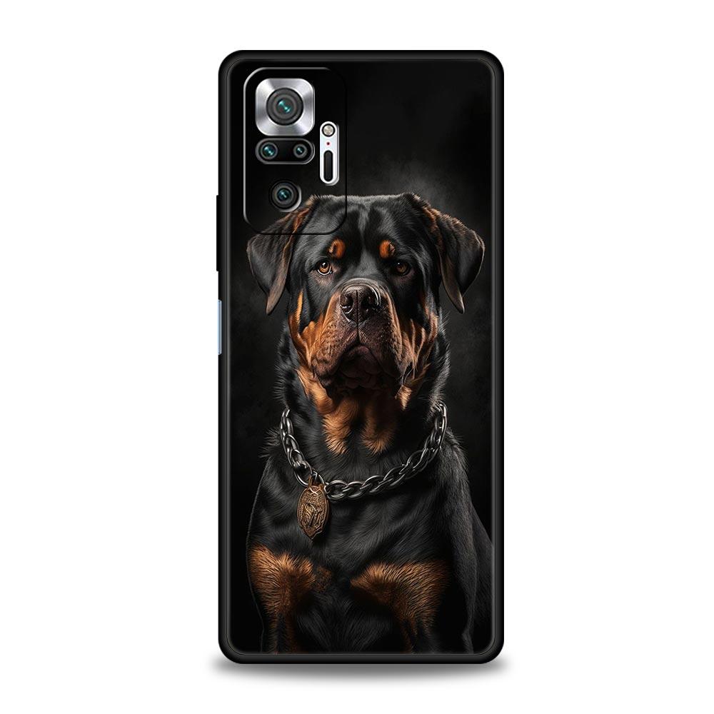 Phone Case For Xiaomi Redmi Note 14 13 12 Pro Plus 5G 9S 9 10 11 4G 14C 13C 12C 10C 9C 9A Soft Cover Rottweiler Dog