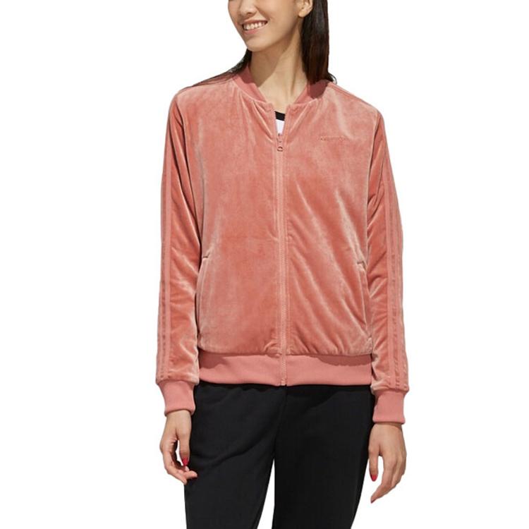 adidas Neo Einfarbig Stehkragen Jacke Damenjacken Tiefrosa FK9941