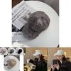 Luxurious Winter Thickened Faux Rabbit Fur Baseball Cap For Women Warm And Stylish