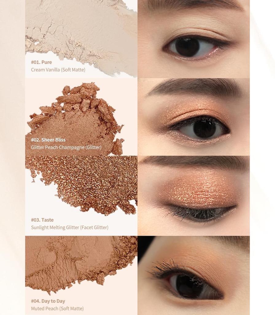 Dote On Mood Eye Palette Vermilion [Heart Percent] (03 Facets)