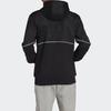 Adidas Originals Trefoil Logo Hooded Track Jacket Men Outerwear Black FM3871