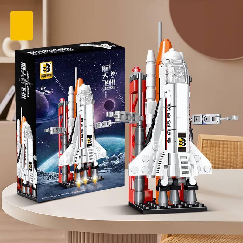 Space Assembly Shuttle Building Blocks With Abs Plastic For Play Toy Learning