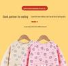 Reversible Thickened Baby Warm Smock for Autumn and Winter - Long Sleeve Anti-dirty Apron for Kids