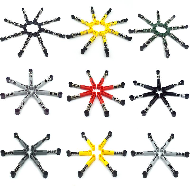 Spring 18404 76138 76537 high-tech Custom Build Parts soft hard Spring Building Up Bricks Self-Locking Bricks Shock Absorber Accessories