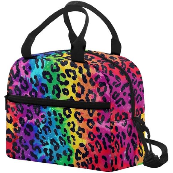 Kawaii Erdbeer-Katze Lunchtasche für Mädchen Kinder 8-10 10-12 Isoliert Lunchbox Tragbar Kühlbox Lunchbag Tragetasche Handtasche Mahlzeitenvorbereitung Organizer Arbeit Schule