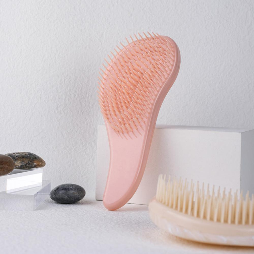 Weicher Kamm, antistatischer Haarbürstengriff, Entwirrungskamm, Duschmassagekamm, Salon-Haarstyling-Zubehör