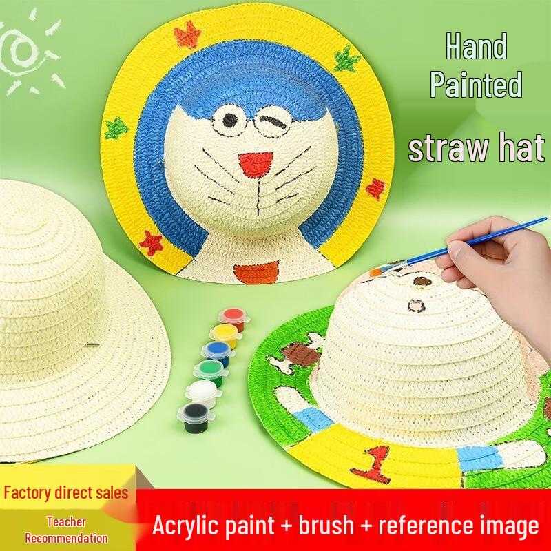 

DIY Creative Straw Hat Kit
