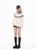 Unisex Retro Fair Isle Knit Cardigan - Autumn/Winter Casual Raglan Sweater