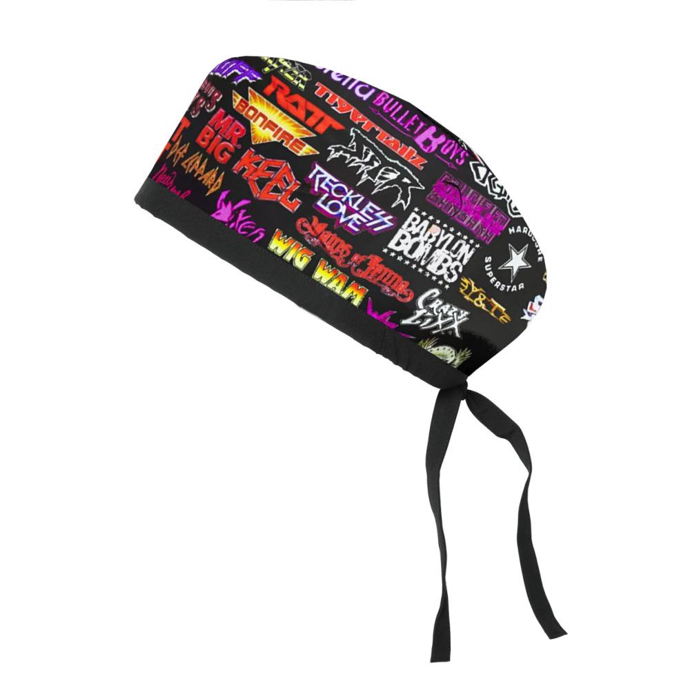 Adjustable Cotton Surgical Cap with Cartoon Print for Women and Men