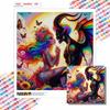 New Arrival 5D DIY Full Circle Diamond Painting "Devil Couple" Embroidery Cross Stitch Home Decor Gift