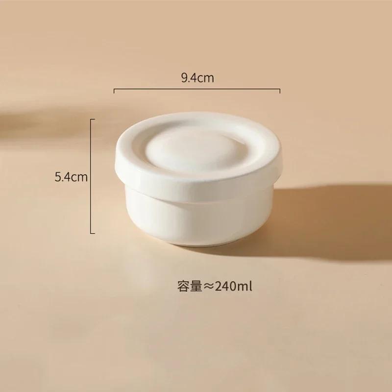 Creative Solid Color Ceramic Egg Bowls Light Luxury Restaurant Dessert Bowl Home Delicious Dishes Soup Bowl Unique Tableware