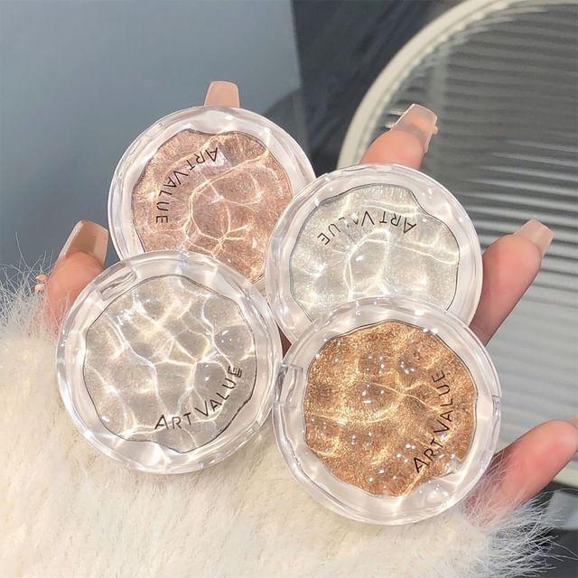 Art Value - Walking The Milky Way Fine Glitter Highlighter - 4 Colors 02 Bright Moonlight - 3.5g