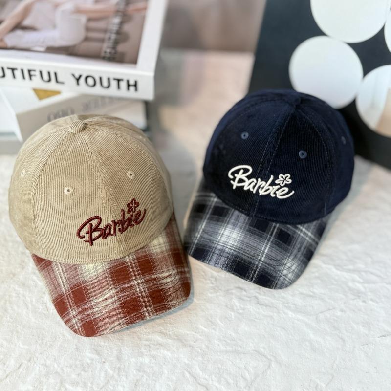 25 early autumn new double-color letter embroidery versatile baseball cap women's soft top casual trendy brand cap