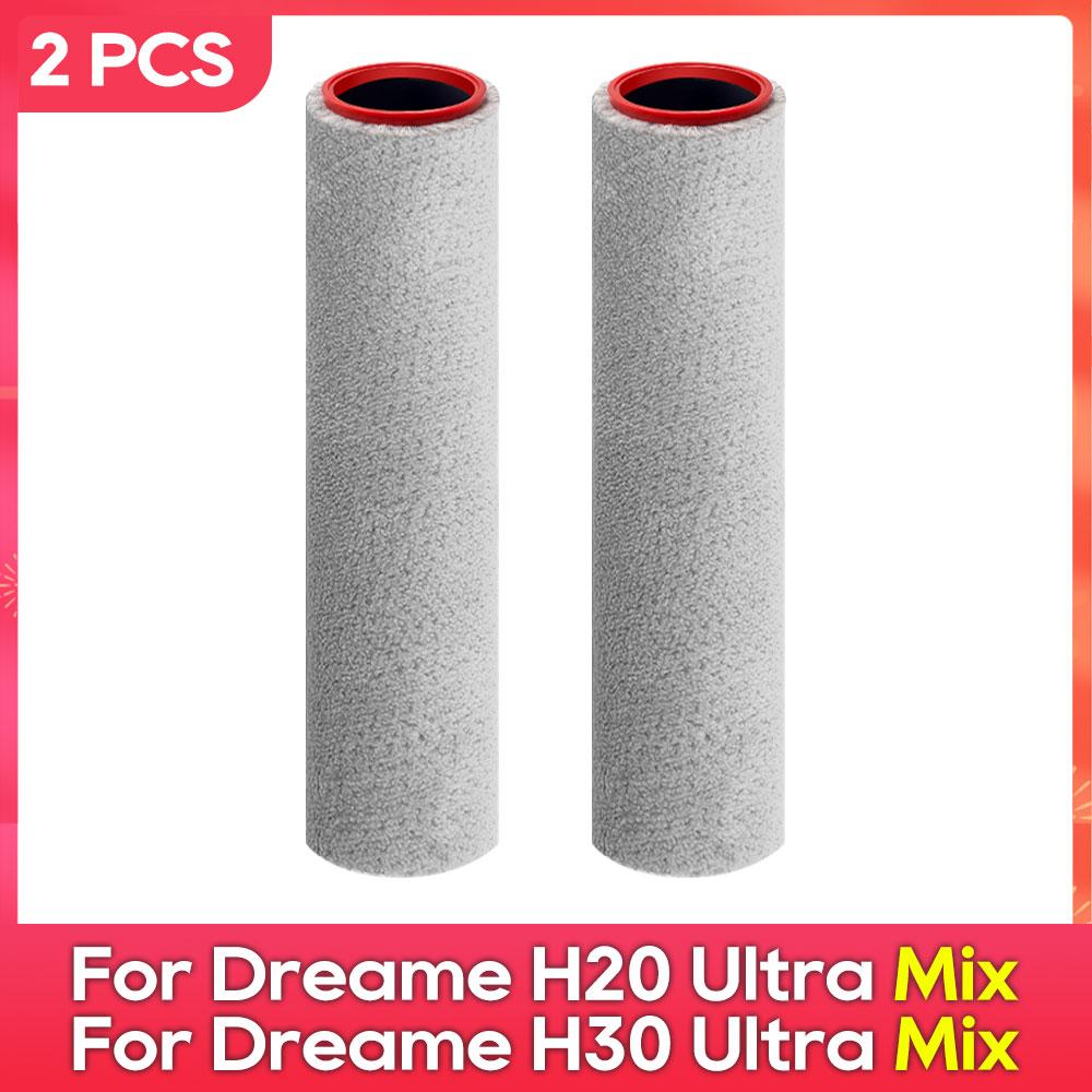 Compatible For ( Dreame H20 Ultra Mix / H30 Ultra Mix ) Parts Accessories Soft Brush Roller Filter Robot Vacuum Cleaner Kit