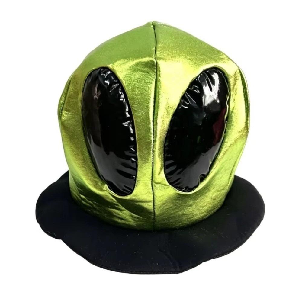 Funny Alien Hat Creative Alien Headwear Costume Accessories Big Eyes Cap  Festival Event Alien Hat