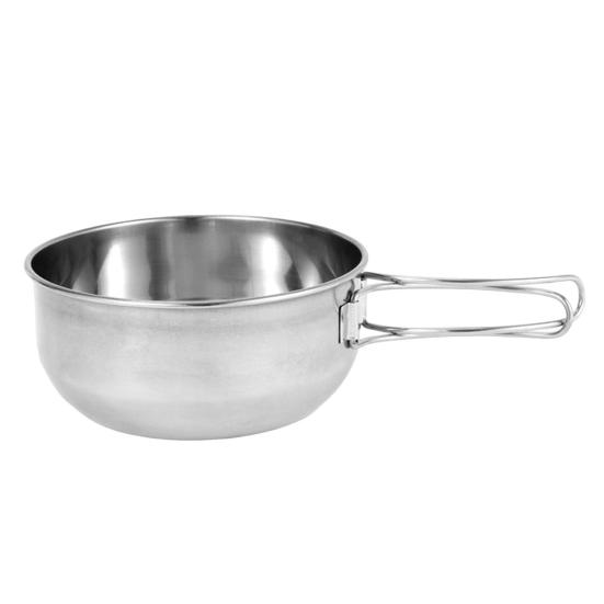 

500/700 мл Складная миска из нержавеющей стали Портативная для кемпинга на открытом воздухе Пешего туризма Туризма Барбекю Пикника Путешествий Пищевая Складная для приготовления и сервировки 700ML