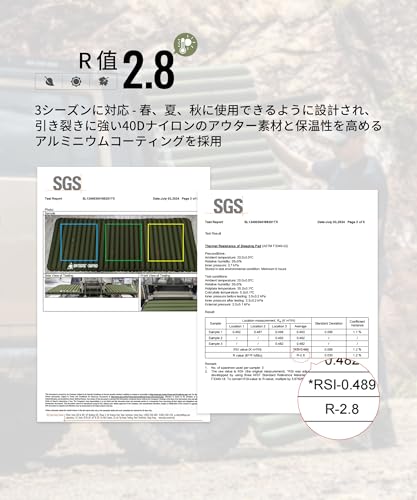 OneTigris JADE Air Mattress [Comfortable & Spacious Sleeping Area] Lightweight Camping Mat for Car Camping, Outdoor Activities, Solo Camping, Touring,