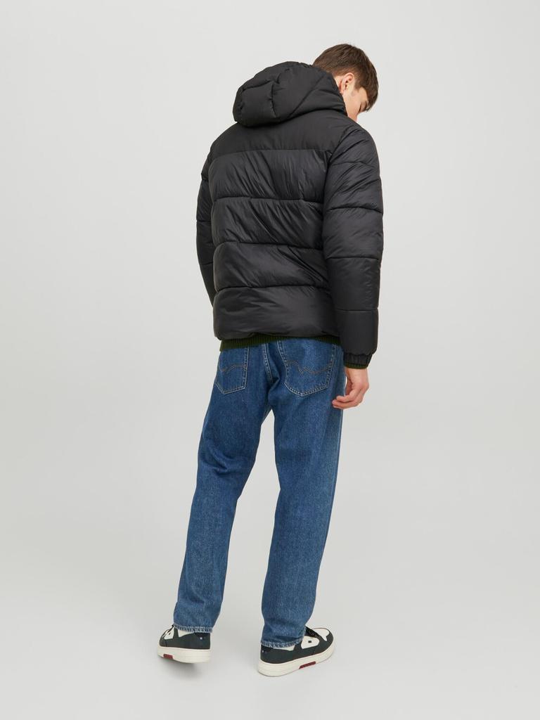 Демисезонная куртка Jack & Jones Jjetoby Puffer Hood SN (12235859) black