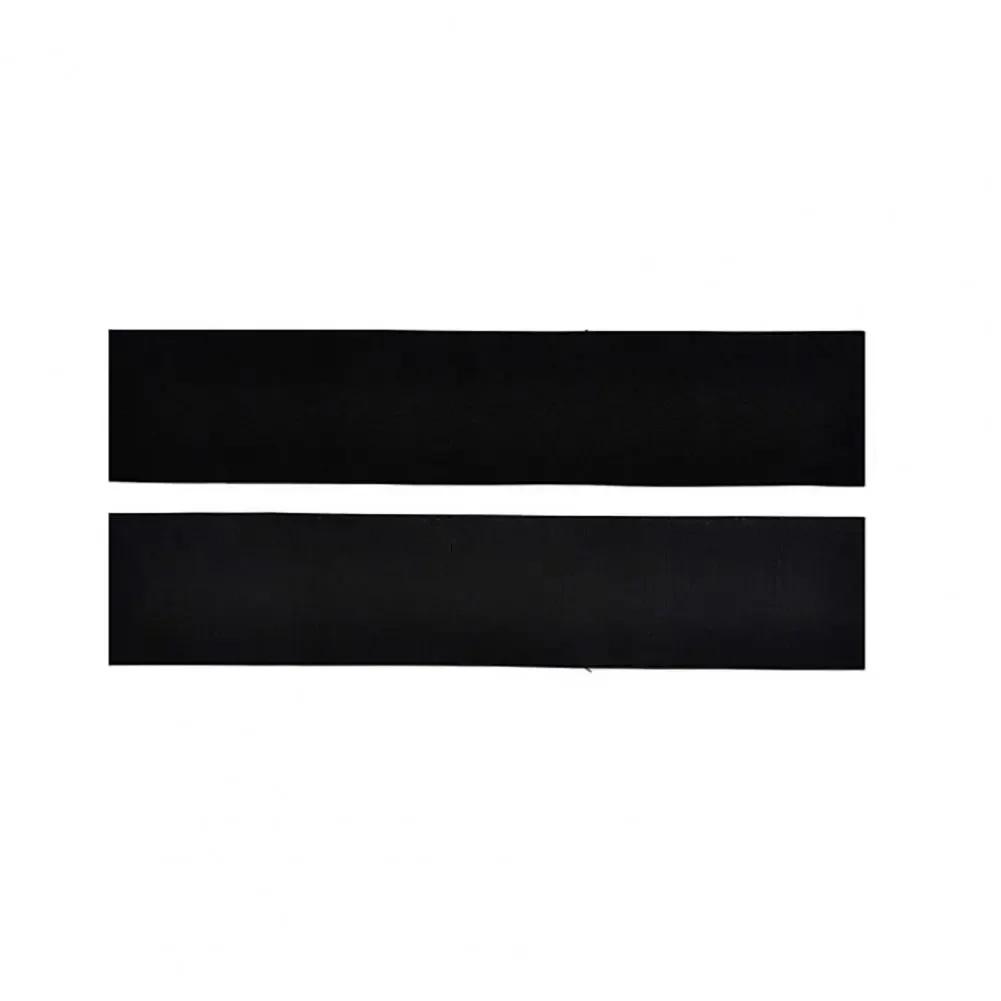 2pcs/Set Unique Frameless License Plate Holder Harmless Polyester Adhesive Number Plate Holder Durable Number Plate Holder чёрный