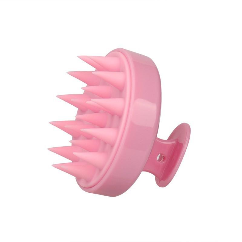 Silicone Shampoo Brush Head Scalp Massage Comb Body Massage Comb Body Massage Brush Bath Shower Brush Salon Hairdressing Tool