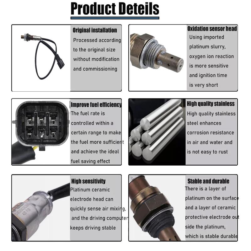 LF4J-18-8G1 LF4J188G1 LF4J-18-8G1A 5-Wire New Lambda Probe Air Fuel Ratio O2 Oxygen Sensor For Mazda 6 1.8L 2.0L 2007-2013