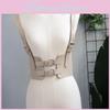 Straps Featuring Shoulder A Slim Fitting Waist Belt Freely Adjusted For Fit Slim