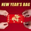 6Pcs Lucky Red Envelopes Chinese Style Gold Foil Design New Year Red Packets New Year Blessing 2026 Luck Money Bag