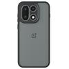 For OnePlus 15 5G Case Skin-Touch TPU + PC Matte Phone Back Cover, Transparent Black