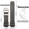 Für Casio 10455201 Ersatz-Harzarmband Passend für GW-9400-1 Uhrenarmband Rangeman GW-9400 Herrenarmband Sportuhr Zubehör