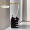 Zinc Alloy TSA-Approved Combination Padlock with Steel Wire Rope