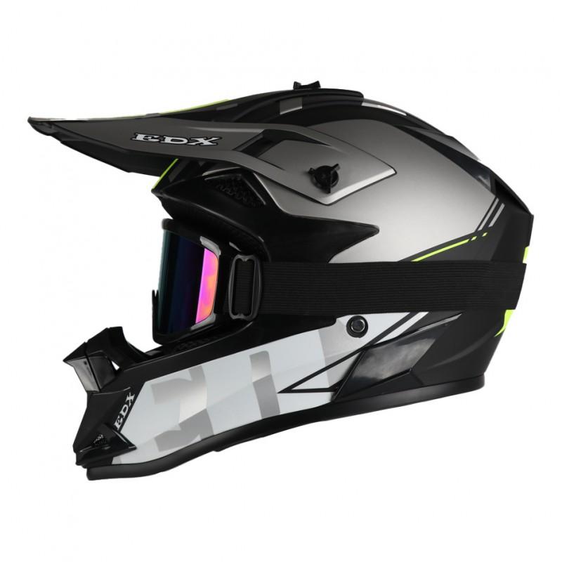 Full Face Off-Road Motorcycle Helmet ABS Material DOT Certified Adult Trail Dirt Bike Riding