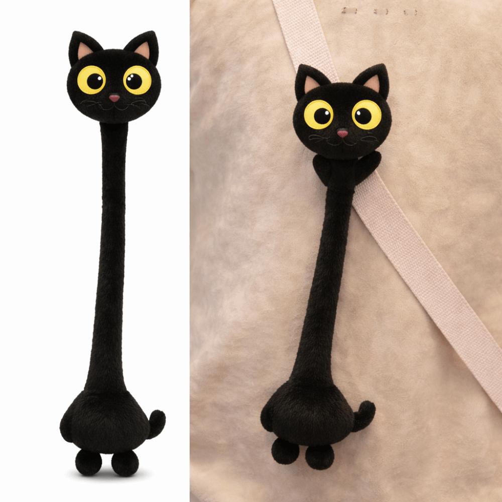Cartoon Animal Long Neck Animal Multicolor Piggy Cat Chicken Bear Hanging Knot Hanging Dragon Frog Monkey Tiger Bag Pendant