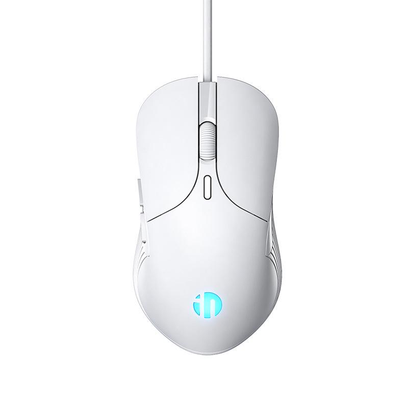Gaming Office Mouse - 6-Button Macro with 8800 DPI Variable Speed, Luminous, Frosted Wired Design, Model P-B1.