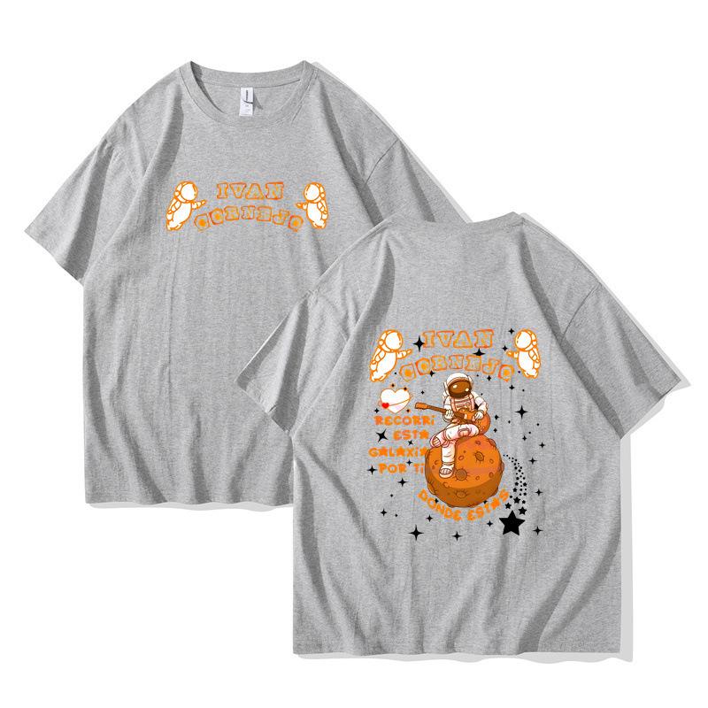 Grenzüberschreitender Außenhandel Kurzarm-T-Shirt-Druck Ivan Cornejo Sale Para Ser Feliz Herren und Damen Freizeit