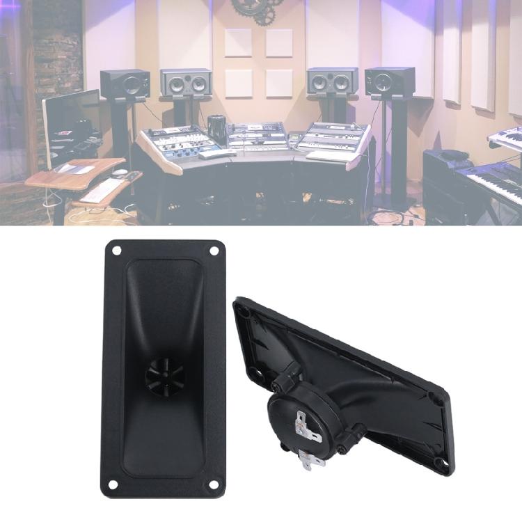 1Pair Magnetic Piezoelectric Tweeter Speaker with Reliable ABS Casing Square Horn Tweeter Speakers for Superior Sound