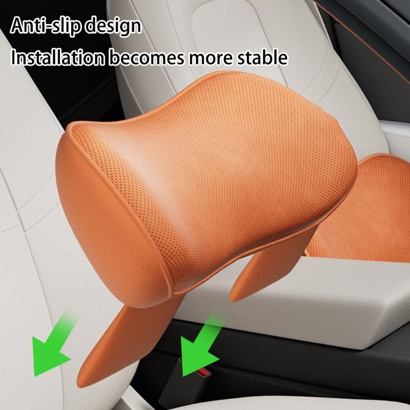 Traagschuim Lendesteun Ergonomisch Rugkussen Lendesteun voor Lange Autoritten Rugsteun Stoelkussen