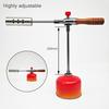 22.4" Long Propane Weed Torch Detachable Long Arm Cooking Torch for Garden Wood Melting Ice Snow Roofing Outdoor