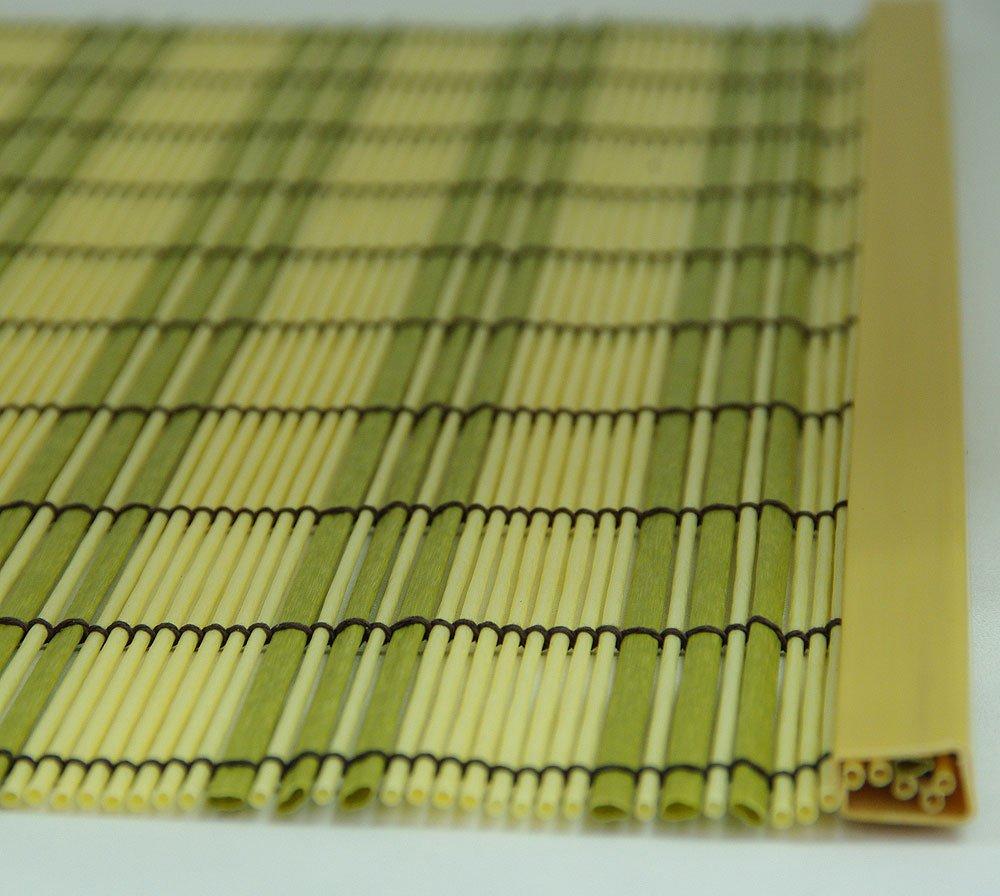 Miyake Seiren Checkered 88 x 51035 Blind, PP, Pattern, 90cm, Green,