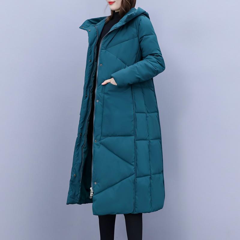 Plus Size Women's Long Jacket Winter Overcoat Fashion Loose Thick Warm Winter Coat Woman Parkas Hooded