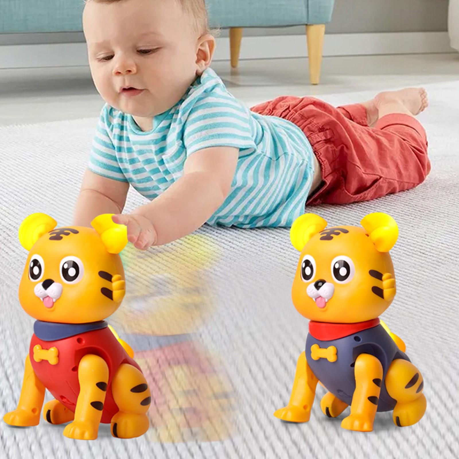

Іграшка Wobble Cat Toy Baby, освітнє світло, музичний робот, Coax Baby, артефакт, подарунок для хлопчиків і дівчаток синій