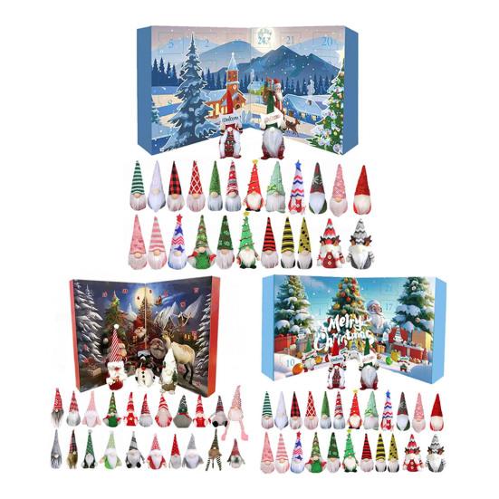 Gnomes Advent Calendar 2025 24 Days Countdown Box with Gnome