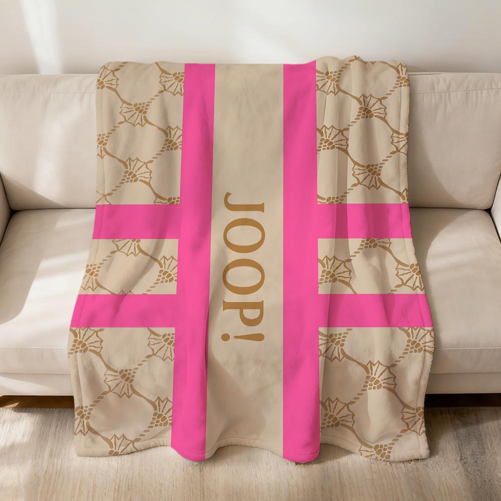 Flannel soft warm plush blanket modern luxury J-joop fashion sofa living room hogar vintage bedroom gift home brand Car portable