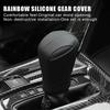 Silicone Car Gear Shift Knob Cover Stain Resistant Non-Slip Fit for Mazda3 Axela CX4 CX5 CX8 Auto Parts