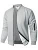 Trendy Men's Knit Zip-Up Jacket